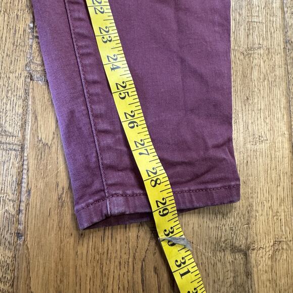 TORRID Jegging Super Soft Feel the Fit Jeans Womens Sz 20R HIgh Rise Burgundy - Picture 5 of 7